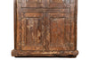 Biscottini Finestra finestrina grata porta in legno massello e in ferro antica e vecchia con telaio da interno o da esterno