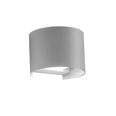 Applique moderno Gea Led HENK R GES872C LED alluminio lampada parete biemissione