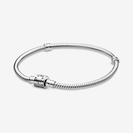 Pandora Bracciale Moments con maglia snake e chiusura a barile