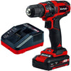 Trapano a batteria con illuminazione LED regolazione del numero di giri impugnatura comoda