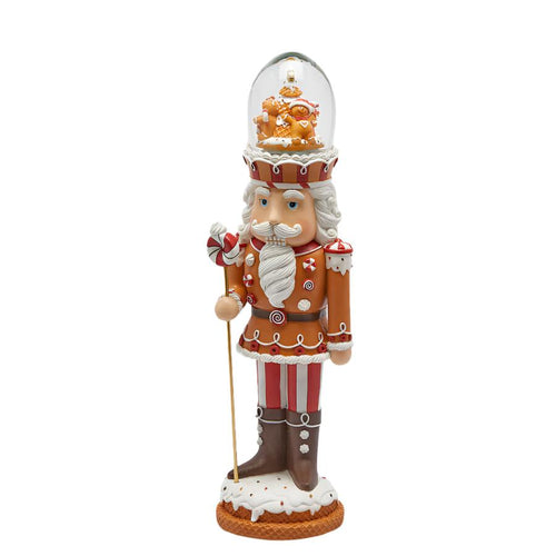 Statuetta soldatino per decorazioni con  Musica+Mov.+Led