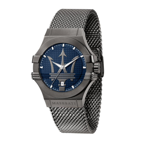 Maserati Potenza – Orologio Uomo Grigio Blu Maglia Mesh (R8853108005)