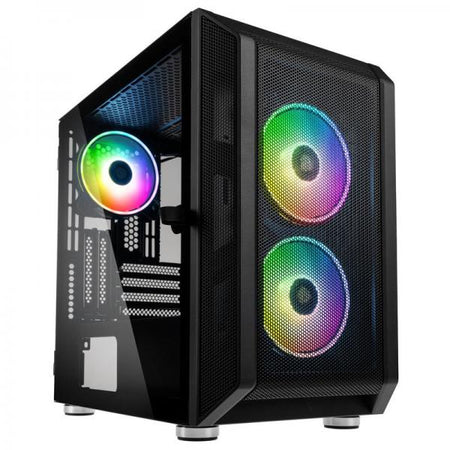 Kolink Citadel Mesh RGB e' un case mini tower con supporto per schede madri micro ATX e 4 slot di espansione