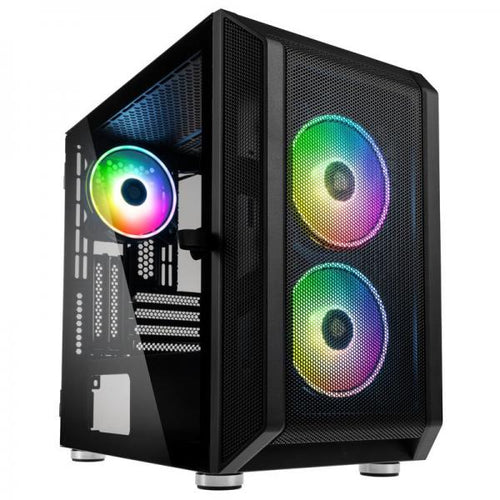 Kolink Citadel Mesh RGB e' un case mini tower con supporto per schede madri micro ATX e 4 slot di espansione