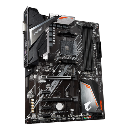 Gigabyte A520 AORUS ELITE - 1.0 - Scheda madre - ATX - Socket AM4 - Chipset AMD A520 - USB 3.2 Gen 1, USB 3.2 Gen 2 - Gigabit LAN - Grafica integrata (CPU richiesta)