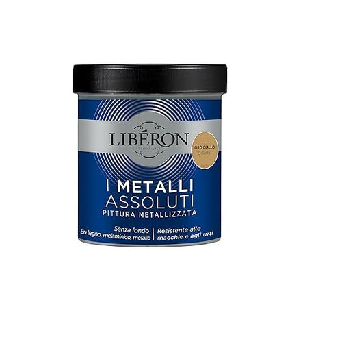 LIBERON - PITTURA METALLIZZATA I METALLI ASSOLUTI ORO GIALLO BRILLANTE 500ML