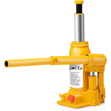 Sollevatore Crick Auto a Bottiglia Idraulico 2Ton. Altezza 158-308 mm Acciaio