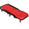 Lettino Sgabello Sottomacchina 2in1 Officina Garage 6 ruote Regolabile 120x40cm