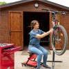 Lettino Sgabello Sottomacchina 2in1 Officina Garage 6 ruote Regolabile 120x40cm