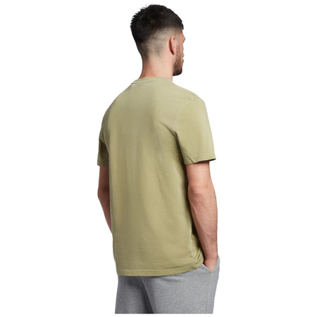 Lyle & Scott t-shirt hawick print verde TS1806V