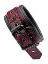 Blaze - Cavigliere Deluxe Nylon Nero Rosso