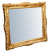 Biscottini Specchiera da parete verticale/orizzontale in legno finitura foglia oro anticato L93xPR5,5xH107 cm Made in Italy