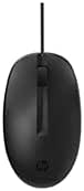 HP MOUSE OTTICO USB WIRED 125 BK