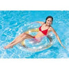 Salvagente Glitter Ø 119 cm Ciambella gonfiabile colorata Intex