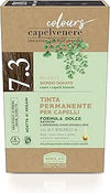 Helan, Capelvenere Colours, Tinta per Capelli Naturale Permanente Formula Dolce 7.3N Biondo Dorato, Colore Capelli in Kit Facile e Inodore con Ottima Copertura, Tinta Capelli senza Ammoniaca e Alcool