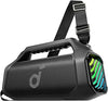 soundcore Boom 2 Pro Outdoor Speaker, 140W 2+2 Channels, BassUp 2.0, 20H Fast Charge, IP68 Dust and Waterproof, RGB Lights, USB-C, Power Bank, BT 5.3, Portable Bluetooth Speaker