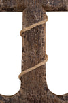 Biscottini Ancora in legno massello L40XPR7XH51 CM effetto antico dipinto Offerta