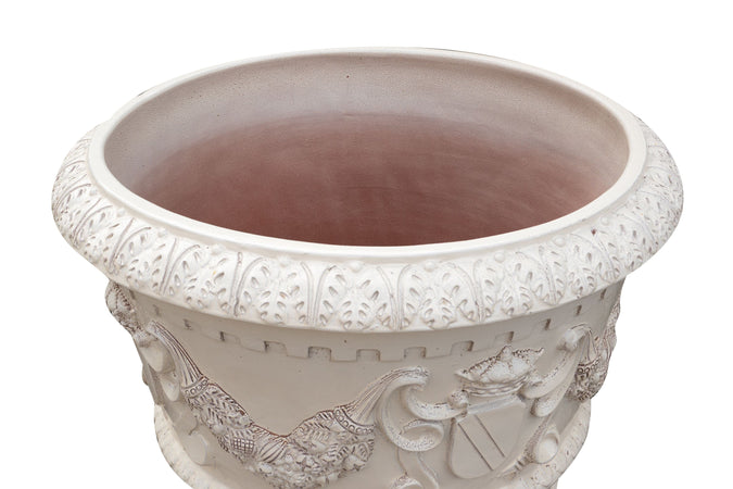 Biscottini Biscottini Orcio Toscano smaltato invecchiato terracotta artigianale resistente