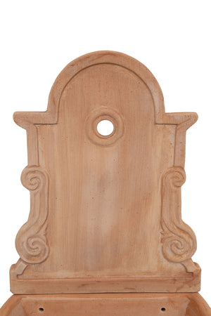 Biscottini Fontana a muro da parete da appendere in Terracotta 100% Made in Italy Lavorata a Mano
