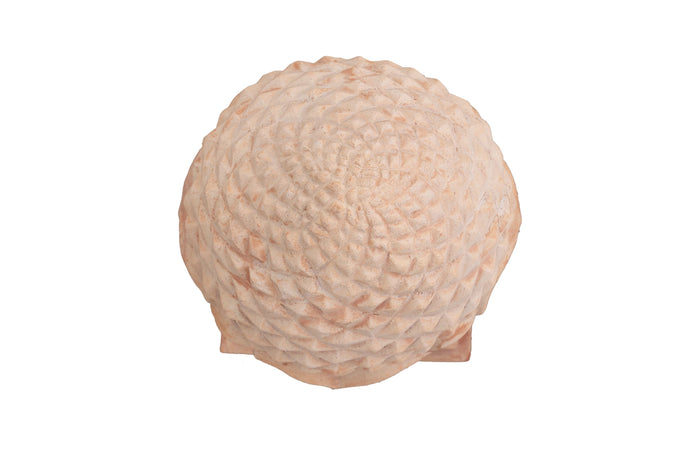 Biscottini Pigna invecchiata, in terracotta toscana 100% Made in Italy interamente Lavorata a Mano L38xPR38xH74 cm