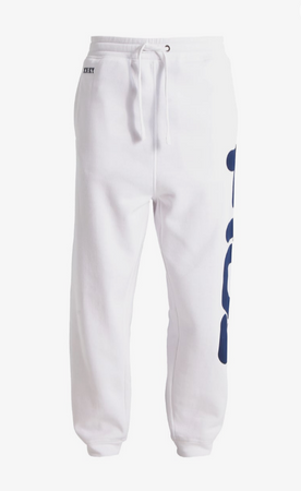 FILA Pantalone Tuta Felpato Uomo Classic Basic Pants Bright White da uomo