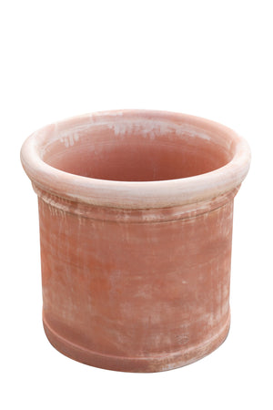 Biscottini VASO CONCA INVECCHIATA, IN TERRACOTTA TOSCANA 100% MADE IN ITALY INTERAMENTE LAVORATA A MANO L62XPR62XH50 CM