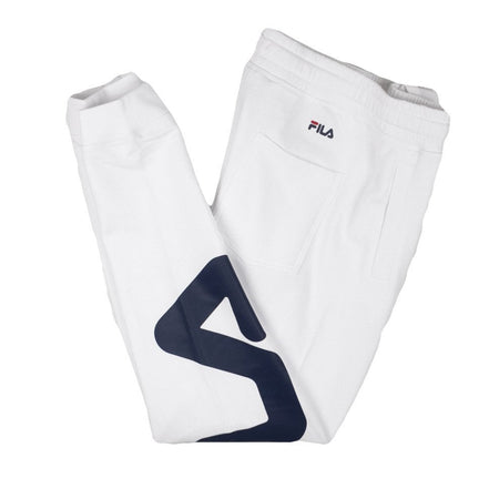 FILA Pantalone Tuta Felpato Uomo Classic Basic Pants Bright White da uomo