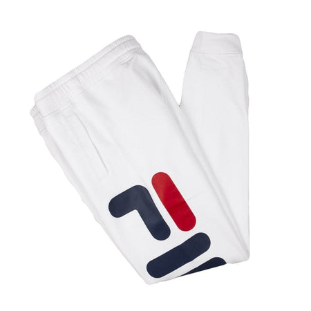 FILA Pantalone Tuta Felpato Uomo Classic Basic Pants Bright White da uomo