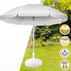 Base in plastica per ombrellone da giardino e mare, effetto Rattan 45 cm