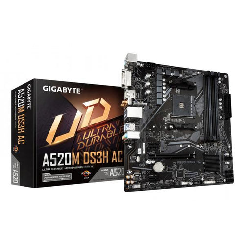 Gigabyte A520M DS3H AC (rev. 1.x) Presa AM4 micro ATX