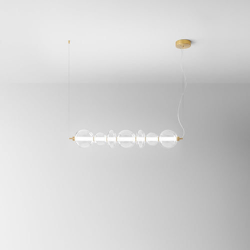 Sospensione Contemporanea Bubbles Metallo Oro Led Integrato 50W
