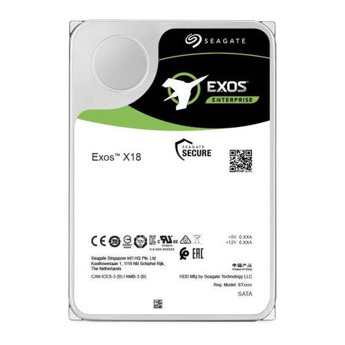 SEAGATE HDD INTERNO 3,5 EXOX 18TB SAS IPERSCALE SATA6 7200RPM 256Mb CACHE