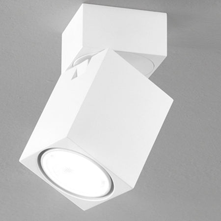 Spot Contemporaneo Connect Alluminio Bianco 1 Luce Gu10