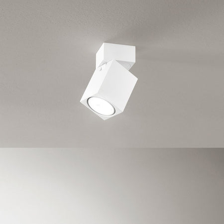 Spot Contemporaneo Connect Alluminio Bianco 1 Luce Gu10
