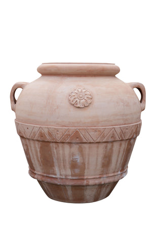 Biscottini Orcio Toscano invecchiato in terracotta toscana 100% Made in Italy interamente Lavorata a Mano L100xPR94xH100 cm