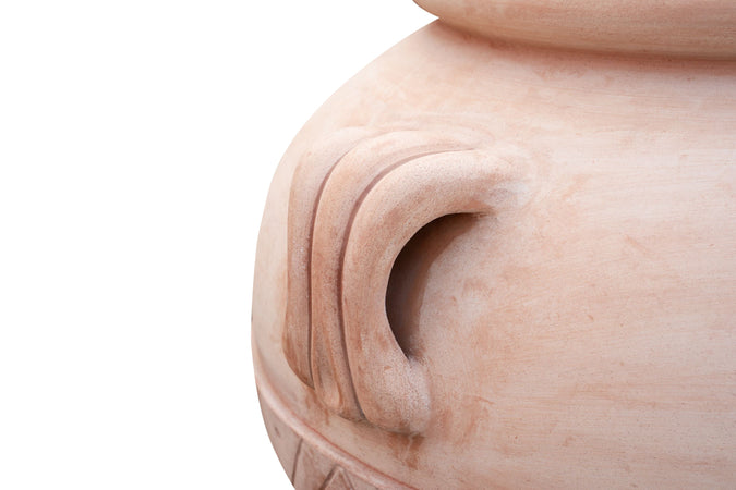 Biscottini Orcio Toscano invecchiato in terracotta toscana 100% Made in Italy interamente Lavorata a Mano L100xPR94xH100 cm