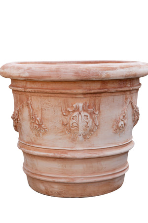 Biscottini Vaso Terracotta Toscano Antigelivo Biscottini 80x80x68 Fatto a Mano Arredo Unico