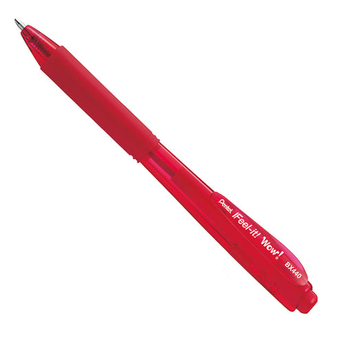 Penna Sfera A Scatto Feel It Wow Bx440 Rosso 1.0Mm Pentel