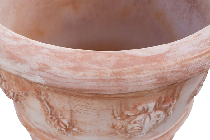 Biscottini Vaso Terracotta Toscano Antigelivo Biscottini 80x80x68 Fatto a Mano Arredo Unico