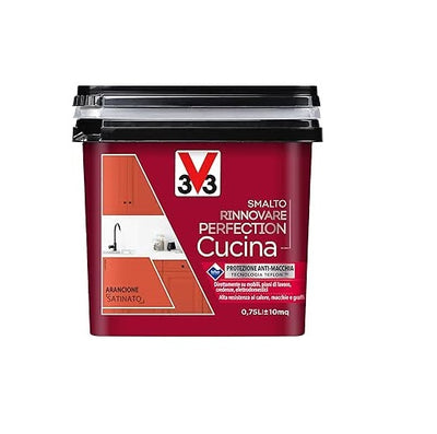 V33 - SMALTO RINNOVARE PERFECTION CUCINA 750ML ARANCIO SATINATO