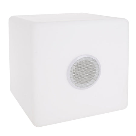 Lampada a led cubo speaker per uso interno ed esterno