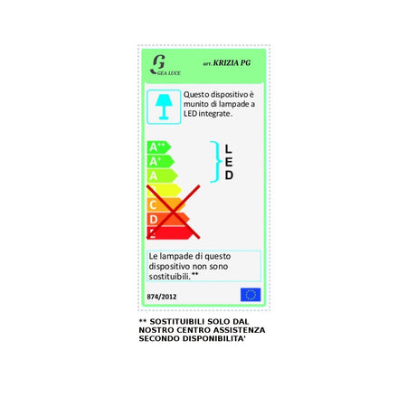 Plafoniera led Gea Luce KRIZIA PG BI 50W 3000K 4000K alluminio bianco lampada soffitto