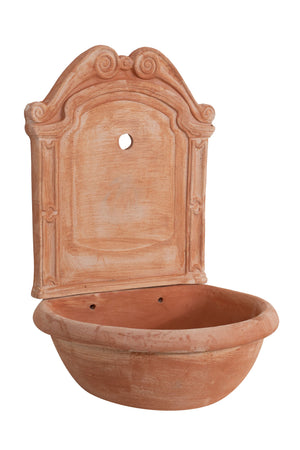 Biscottini Fontana Muro Biscottini Terracotta Lavorata a Mano Made Italy Antigeliva