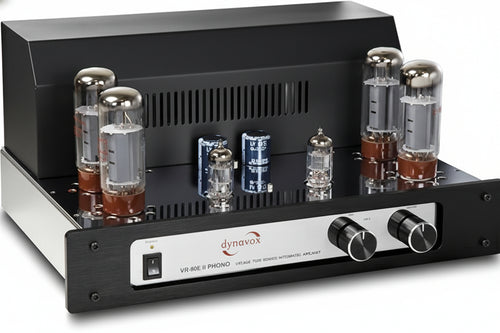 Dynavox VR-70E II - Amplificatore a valvole, colore: Cromo