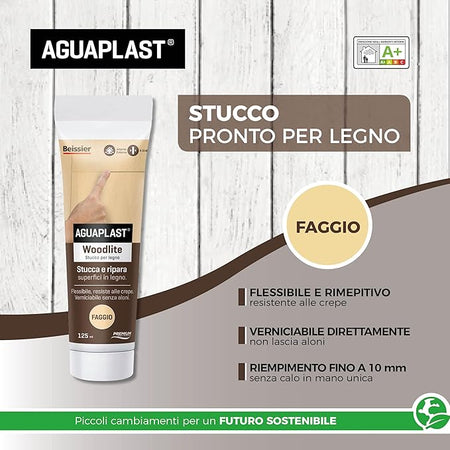 AGUAPLAST - AP STUCCO LEGNO WOODLITE FAGGIO 125 ML