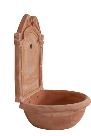 Biscottini Fontana Muro Biscottini Terracotta Lavorata a Mano Made Italy Antigeliva