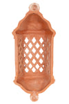 Biscottini Biscottini Lanterna Lampada Parete Terracotta Artigianale Antigeliva 21x11x49
