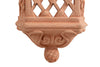 Biscottini Biscottini Lanterna Lampada Parete Terracotta Artigianale Antigeliva 21x11x49