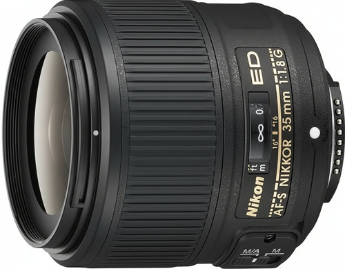 Nikon AF-S NIKKOR 35mm f/1.8G ed Obiettivo, Nero [Nital Card: 4 Anni di Garanzia]