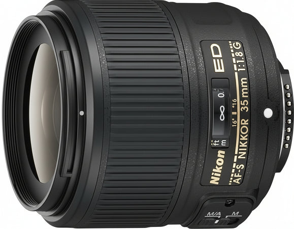 Nikon AF-S NIKKOR 35mm f/1.8G ed Obiettivo, Nero [Nital Card: 4 Anni di Garanzia]